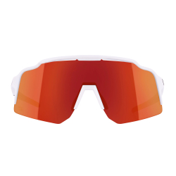 Force Sonnenbrille STRIVE, weiß, Rot verspiegelte Gläser