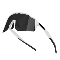 Force Sonnenbrille STRIVE, weiß, Schwarz verspiegelte Gläser