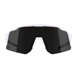 Force Sonnenbrille STRIVE, weiß, Schwarz verspiegelte Gläser