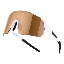 Force Sonnenbrille ELECTRA, weiß, braune verspiegelte Gläser