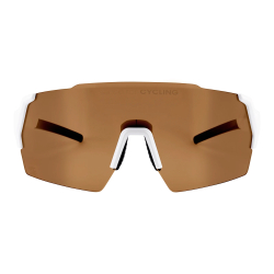 Force Sonnenbrille ELECTRA, weiß, braune verspiegelte Gläser
