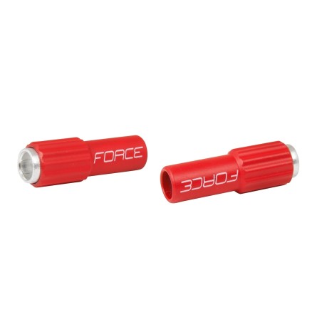 adjuster bolts for derailleur cables 2 pcs red