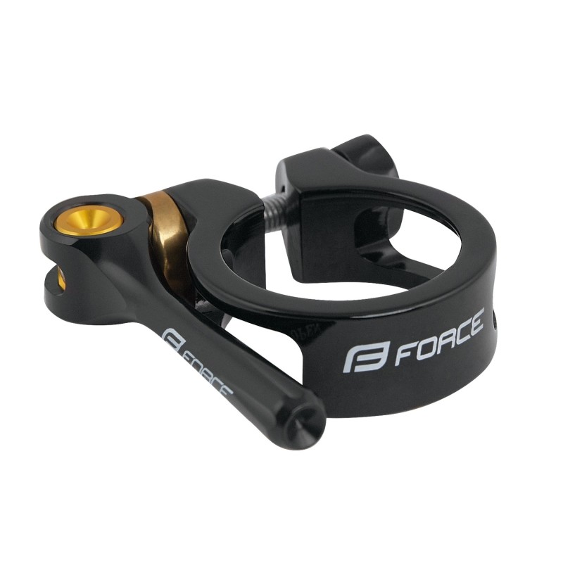 seat clamp FORCE with QR 31.8mm Al. black