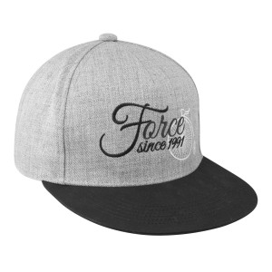 cap/hat FORCE 1991 straight visor. gray-black