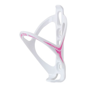 bottle cage FORCE GET plastic.white-pink glossy