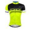 jersey FORCE LUX short sleeves. black-fluo L