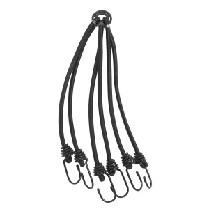 elastic straps "spider" 3 pcs. 8 x 600 mm. black