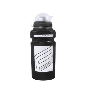 bottle FORCE "F" 0.5 l. black/white printing