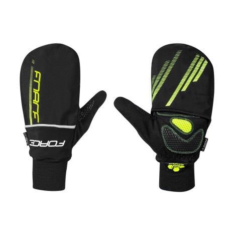 gloves winter FORCE COVER. FLUO L
