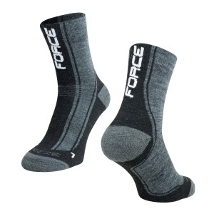 socks FORCE FREEZE. grey-black-white.L-XL