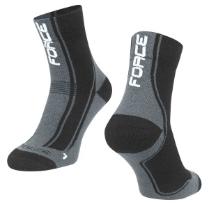 socks FORCE FREEZE. black-grey-white L-XL