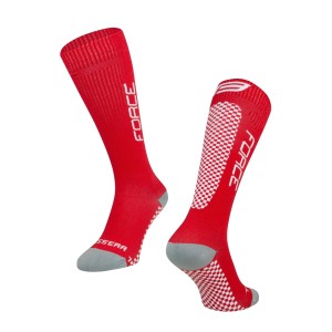 socks FORCE TESSERA COMPRESSION.red/white L-XL