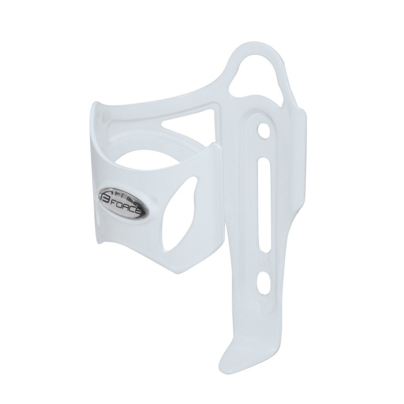 bottle cage FORCE SIDE Al. glossy white