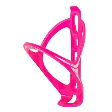 bottle cage FORCE GET plastic. glossy pink