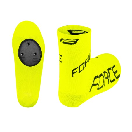 shoe covers FORCE knitted. fluo L - XL