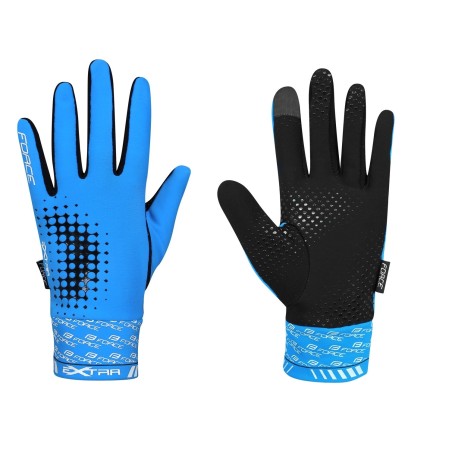 gloves F EXTRA 17. spring-autumn. blue L