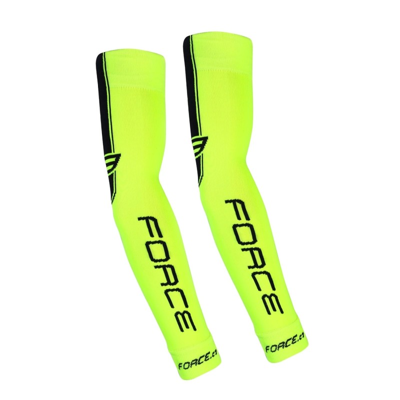 arm warmers FORCE knitted. fluo L - XL