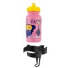 bottle for kids FORCE ZOO with holder 0.3 l pink