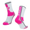 socks FORCE LONG PLUS. pink-black-white L-XL
