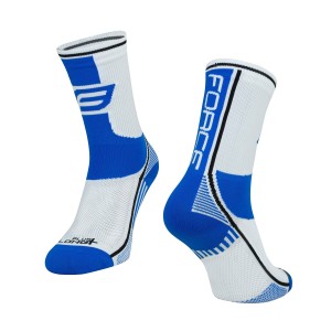 socks FORCE LONG PLUS. blue-black-white L-XL