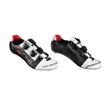 shoes FORCE CAVALIER CARBON. black-white-red