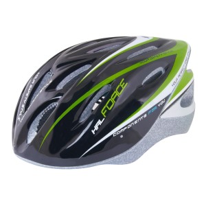 helmet FORCE HAL. black-green-white XS - S