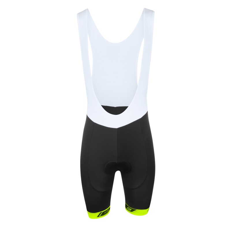 bibshorts FORCE B38 with pad. black-fluo L