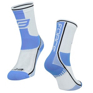 socks FORCE LONG PLUS. light blue-white S - M