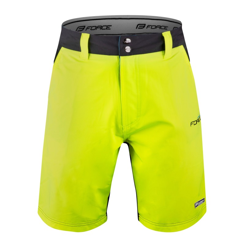 shorts F BLADE MTB with sep. pad.black-fluo L