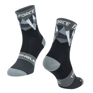 socks FORCE TRIANGLE. black-grey S-M