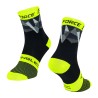 socks FORCE TRIANGLE. black-fluo-grey S-M