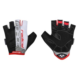 gloves FORCE RADICAL. black-white-red L