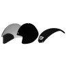 plastic parts for helmet F GLOBE set 3 pcs. black