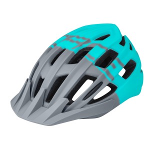 helmet FORCE CORELLA MTB. grey-turquoise S-M