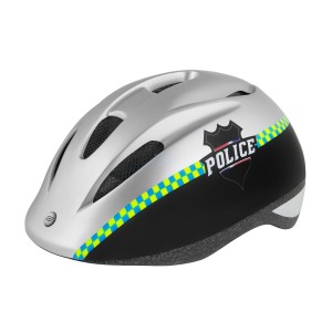 helmet FORCE FUN POLICE 2019 child. black-white S