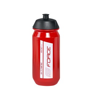 bottle FORCE STRIPE 0.5 l. red-white