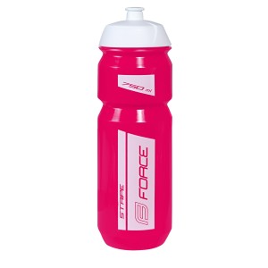 bottle FORCE STRIPE 0.75 l. pink-white
