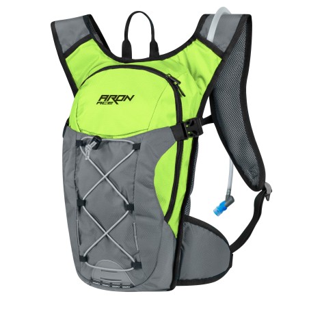 backpack FORCE ARON PRO PLUS 10L+2L res..fluo-grey
