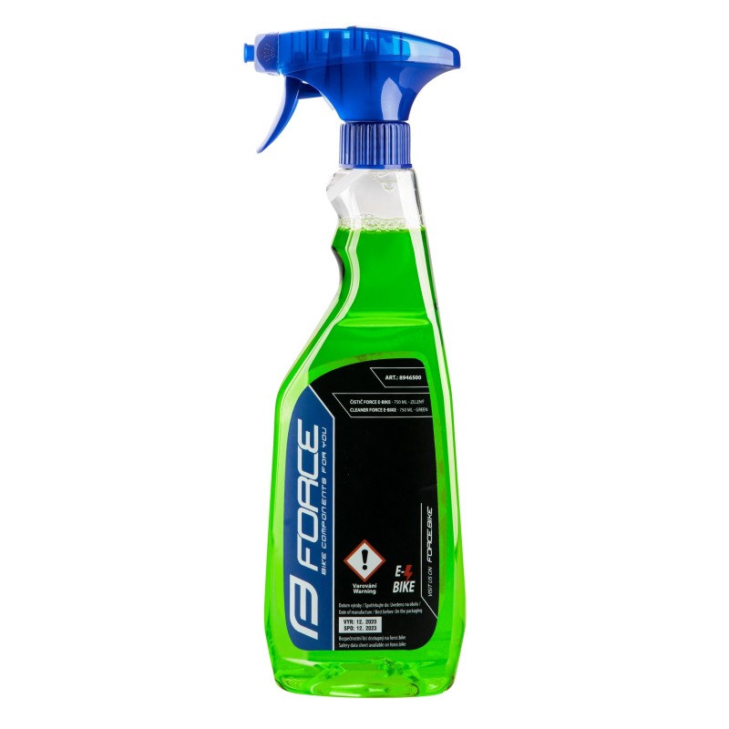 cleaner FORCE E-BIKE sprayer 750 ml - green