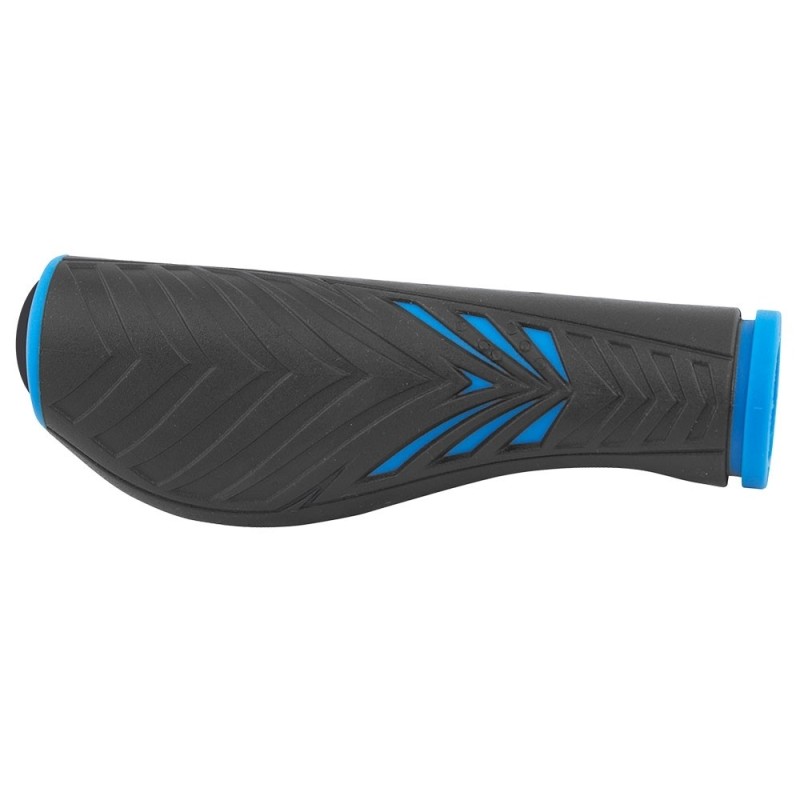 grips FORCE ERGO rubber. black-blue. packed