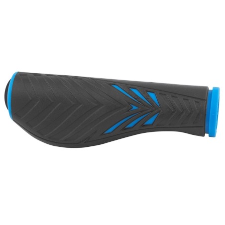 grips FORCE ERGO rubber. black-blue. packed