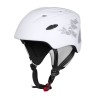 helmet FORCE SKI white  grey print S-M