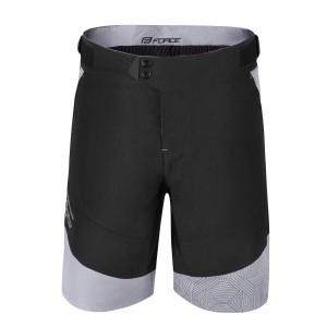 shorts F STORM to waist with pad black-grey 3XL