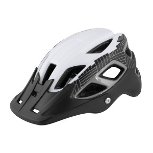 helmet FORCE AVES MTB  white-black  matt L-XL