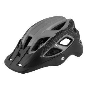 helmet FORCE AVES MTB  grey-black  matt S-M