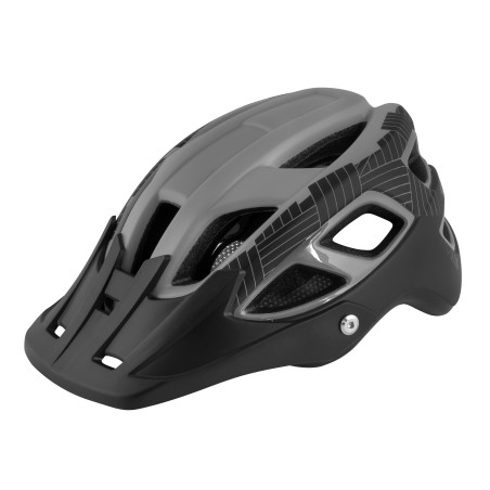 Helm FORCE AVES MTB  grey-black  matt L-XL