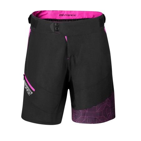 shorts F STORM to waist with pad black-pink L