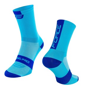 socks FORCE LONG PRO  blue L-XL/42-46
