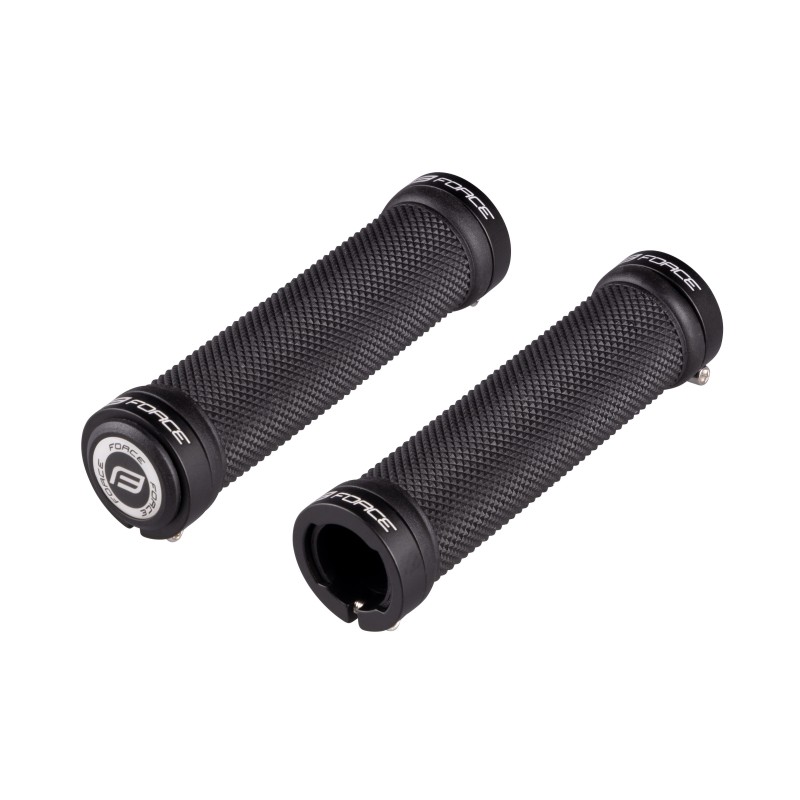 grips FORCE rubber with locking. black. packed