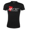 T-shirt FORCE RIDE short sl.  black L